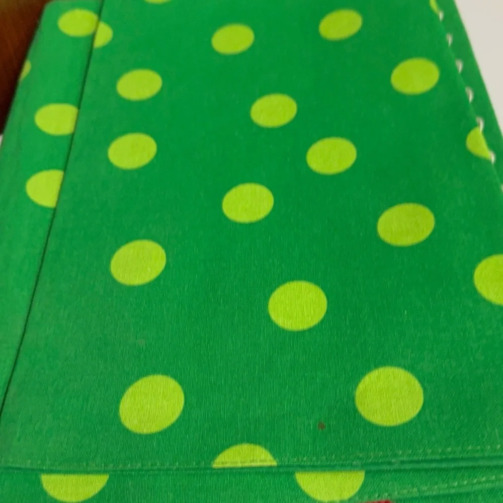 Festive Green and Red Holiday Table Runner